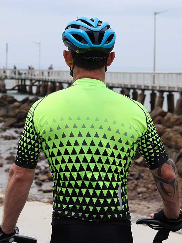 Baroudeur (Lime) Men's Cycling Jersey - Cycology Clothing Europe