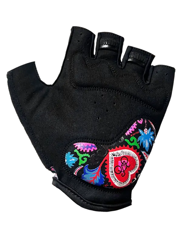 GANTS DE VÉLO -SECRET GARDEN BLACK