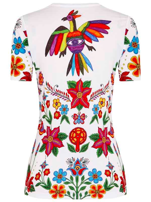 T-SHIRT TECHNIQUE FEMME - FRIDA WHITE