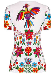 T-SHIRT TECHNIQUE FEMME - FRIDA WHITE
