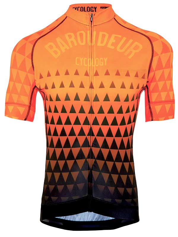 Baroudeur Orange Men's Jersey - Cycology Clothing Europe