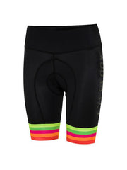 Cycology Women's (Black/Multi) Cycling Shorts - Cycology Clothing Europe