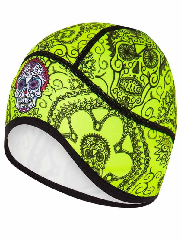 Day of the Living (Lime) Thermal Beanie - Cycology Clothing Europe