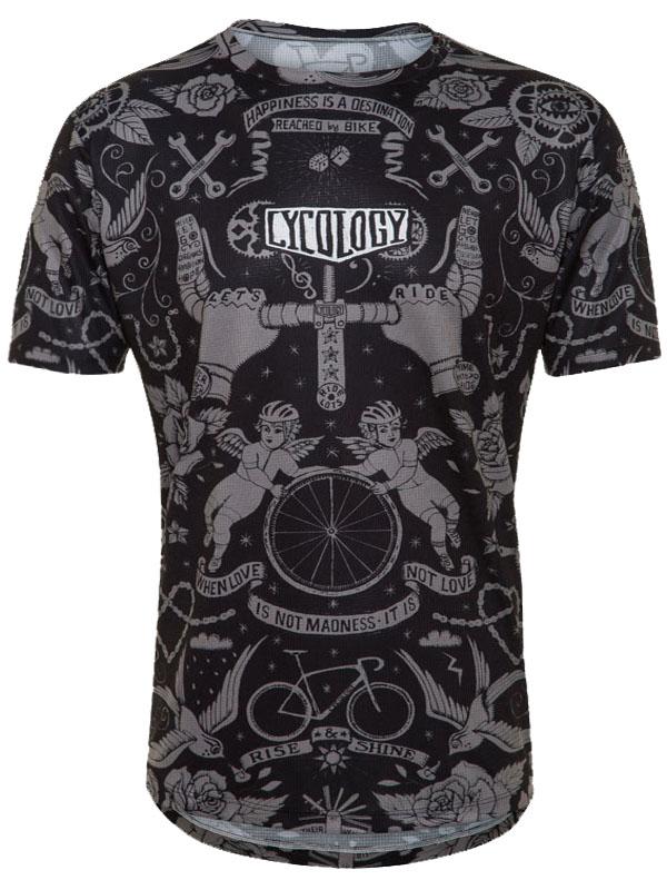 Velo Tattoo Mens Technical T Shirt - Cycology Clothing Europe